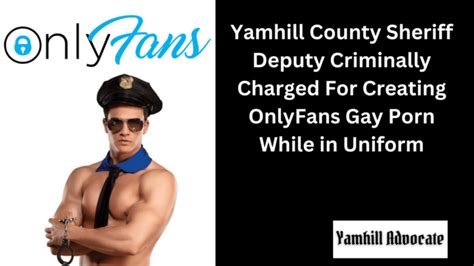 Yamhill County Sheriff Deputy Criminally Charged For Creating Onlyfans