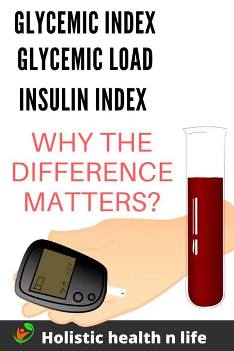 Glycemic Index Glycemic Load And Insulin Index Why The Difference