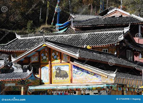Tibetan House Stock Photo Image Of Background Ecology 27544998