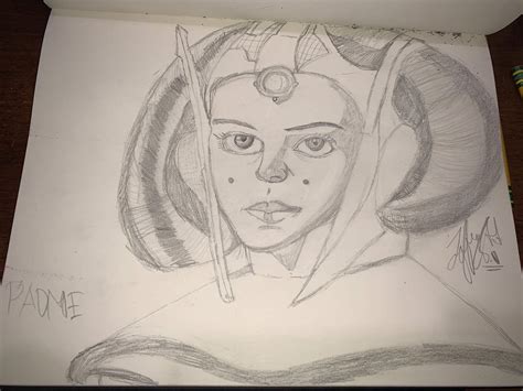 My Drawing Of Padmé Amidala Star Wars Amino