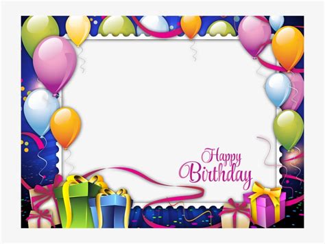 Happy Birthday Photo Frames For Android Happy Birthday Frame Png My