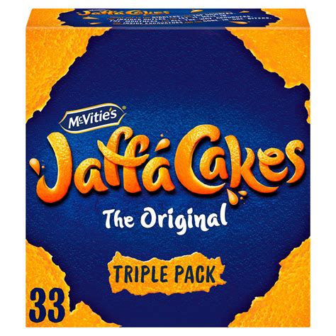 Mcvities Jaffa Cakes Original Triple Pack Biscuits 33 Pack Chocolate
