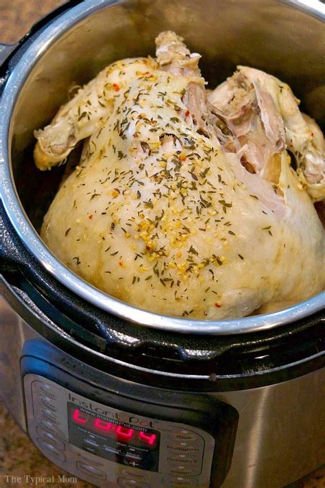 (recipe below.) it created a delightfully flavorful crust—yes a crust!—on my instant pot chicken. Instant Pot Whole Chicken · The Typical Mom