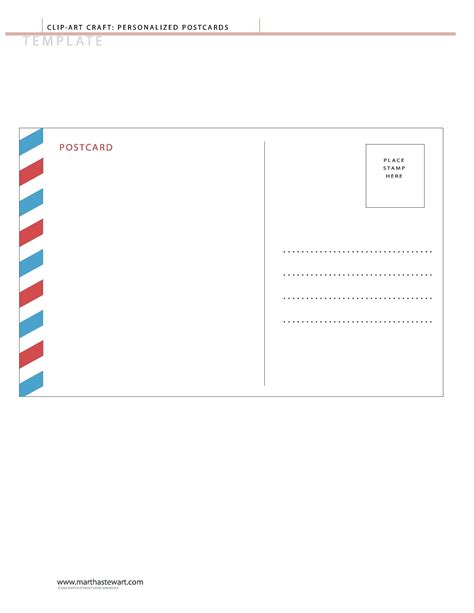 Free Printable Postcard Template Word Printable Templates Free