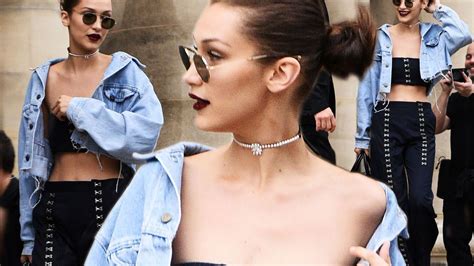 Bella Hadid Is A Beauty As She Shows Off Slim Figure And Washboard Abs