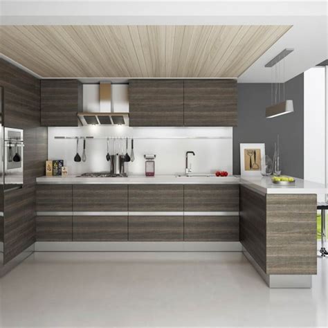 2018 China New Modern Furniture Glossy Mdf Kitchen Cabinet China