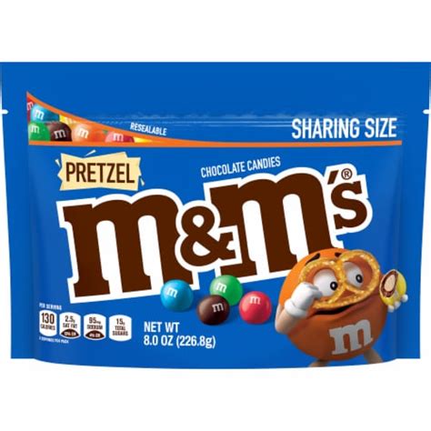 Mandms Pretzel Milk Chocolate Sharing Size Candy Bag 8 Oz Smiths