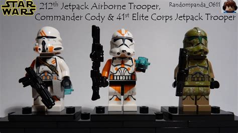 212th Jetpack Airborne Trooper Commander Cody And 41st Elite Corps