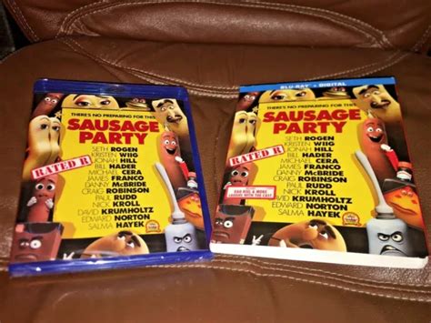 Sausage Party Seth Rogen Salma Hayek Blu Ray Digital New Sealed I
