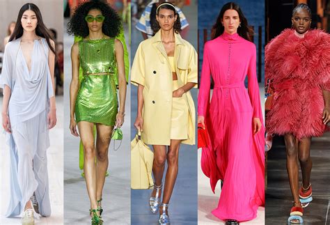 5 Springsummer 2022 Fashion Color Trends Kiwi Green Scarlet And More