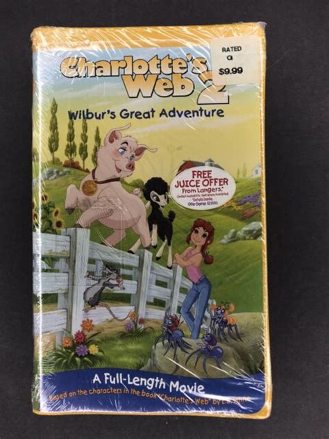 Charlottes Web 2 Wilburs Great Adventure Vhs 2003 For Sale Online