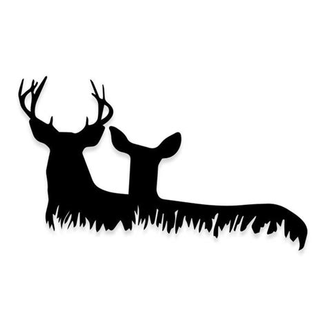Deer Hunting Silhouette Decal Stickers Decalfly