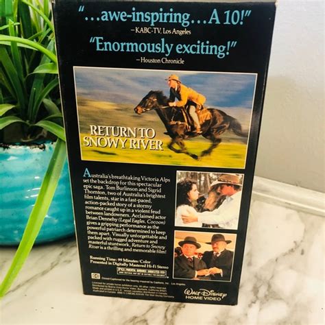 Disney Media Walt Disneys Return To Snowy River Vhs Tom Burlingson