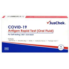 Juschek Covid 19 Antigen Rapid Test Oral Fluid Chemistworks Pharmacy