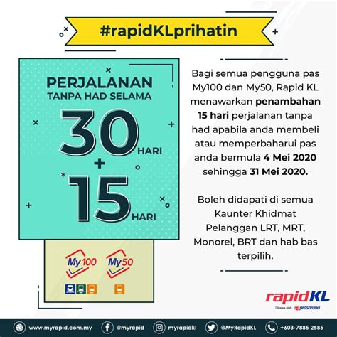 Rapidkl pun dah boleh buat direct payment guna kad atm. Rapid KL's unlimited-ride monthly pass now offered with 45 ...