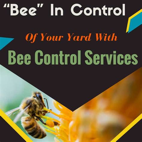 Bee In Control Of Your Yard With Bee Control Services Bee Pest
