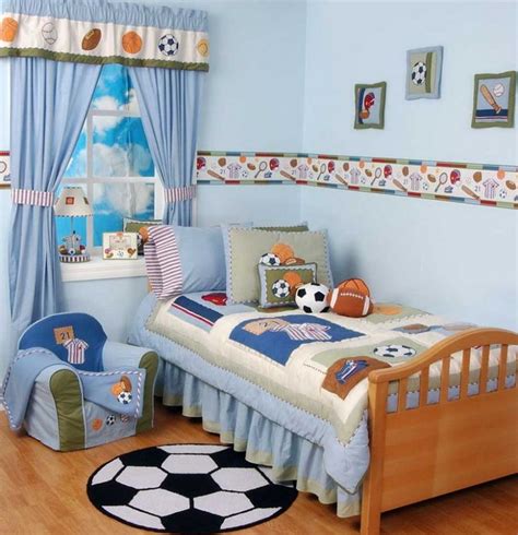 9 playroom ideas for small es o. Cute and Colorful Little Boy Bedroom Ideas: Football ...