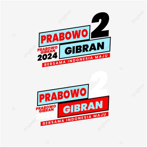 Prabowo Gibran Logo Vector Prabowo And Gibran Prabowo Indonesia Png