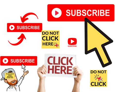 Free Youtube Subscribe Button Pngs Includes Both X Px And