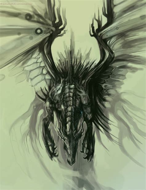32 Awesome Dragons Drawings And Picture Art Of The