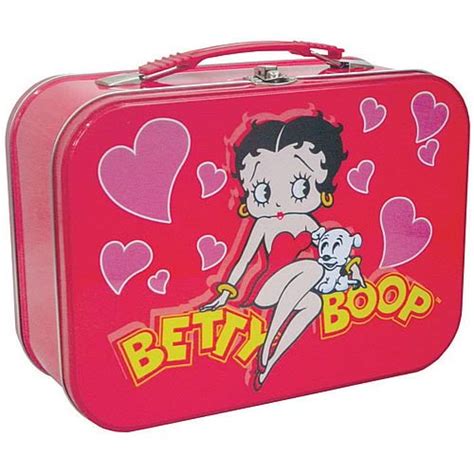 Betty Boop Hearts Tin Tote Entertainment Earth