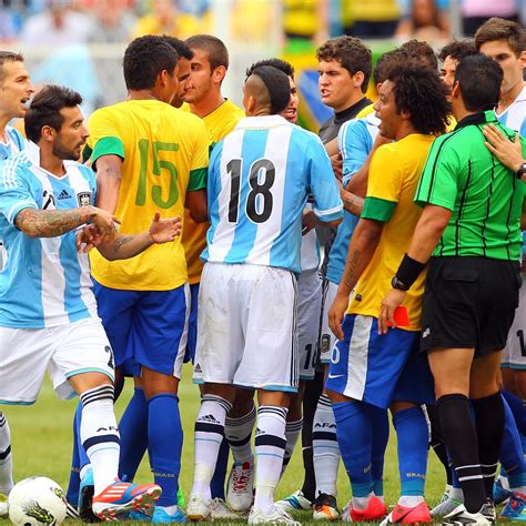 argentina vs brazil playing out the rivalry in 8 matches bleacher report