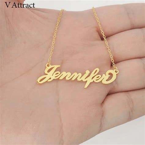 Aliexpress Com Buy Custom Name Pendant Necklace Personalized Jewelry