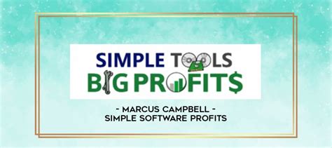 Marcus Campbell Simple Software Profits Inz Lab Online Education