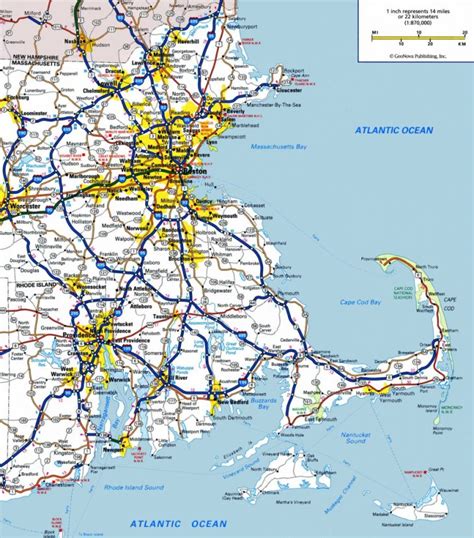Massachusetts State Maps Usa Maps Of Massachusetts Ma For