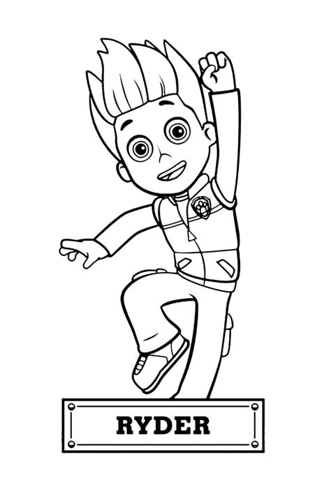 Follow the rescue dog team and ryder on their adventures in this adorable nick jr. Paw Patrol Coloring Pages Printable - Paw Patrol Ultimate ...