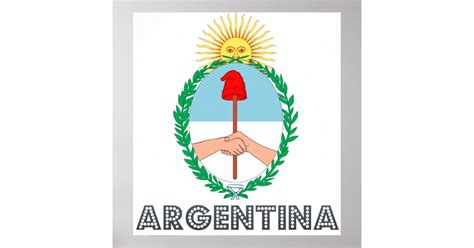 Argentina Coat Of Arms Poster Zazzle