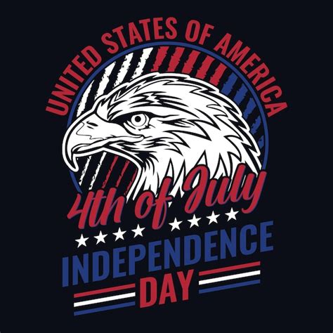 Premium Vector United States Of America 4th July Independence Day T