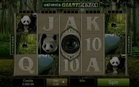Tragaperras Untamed Giant Panda Juego De Tragamonedas Gratis