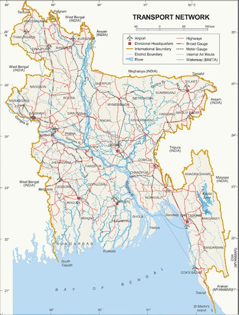 Maps Of Bangladesh Transportation Network Rhd Bangladesh