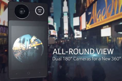 Holo 360 Un Smartphone Doté De Deux Caméras 180 Degrés Pour Filmer à 360