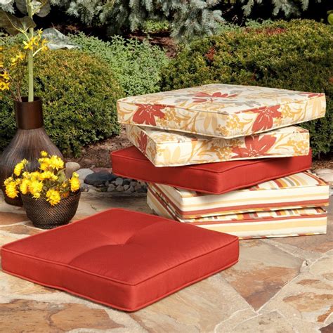 Patio furniture with stains, rips, or flat cushions are unattractive and uninviting. Outdoor Patio Seat Cushions - Home Furniture Design