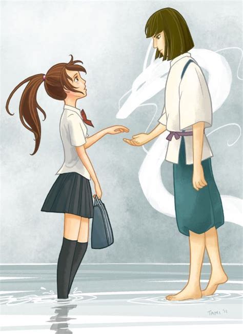 If Chihiro And Haku Meet Again One Day This Would Be So Cool Studio
