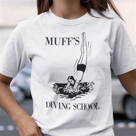 muff s diving school shirt adult muff diver tee
