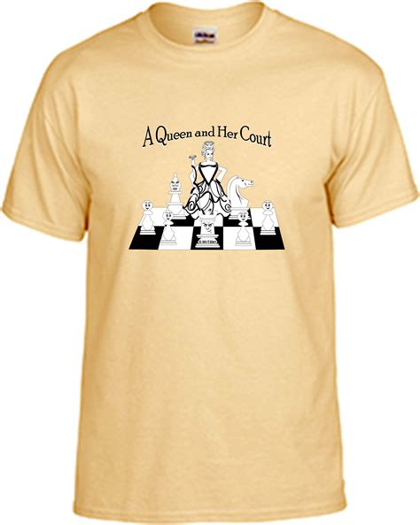 Wit T Shirt Chess Queen And Her Court Chess T Shirt Chess Shirt