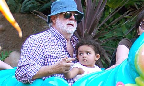 The family was spotted on vacation in st. George Lucas, 71, wears a fisherman hat to take daughter ...