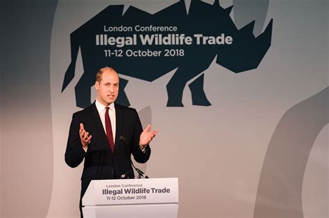 The Duke Of Cambridge Gives Keynote Speech At The 2018 Illegal Wildlife