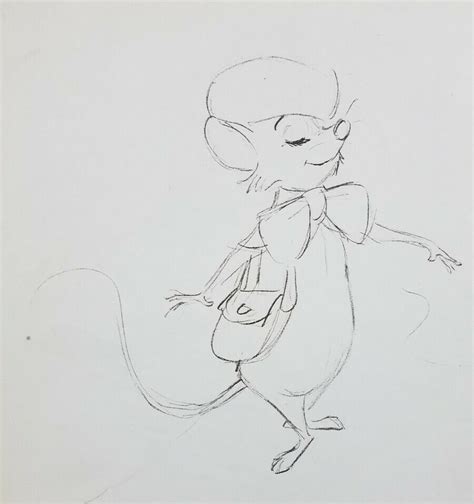 Mavin Disney Animation Drawing Miss Bianca From The Rescuers Down