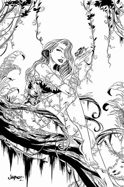 Ivy Coloring Poison Pages Adult Deviantart Books