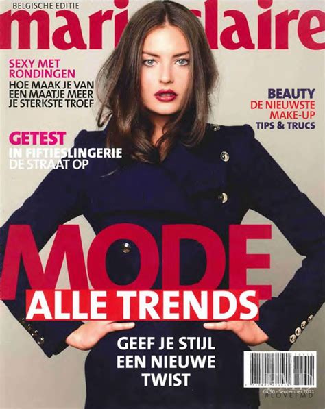 Cover Of Marie Claire Belgium With Reka Ebergenyi September 2011 Id 17363 Magazines The Fmd