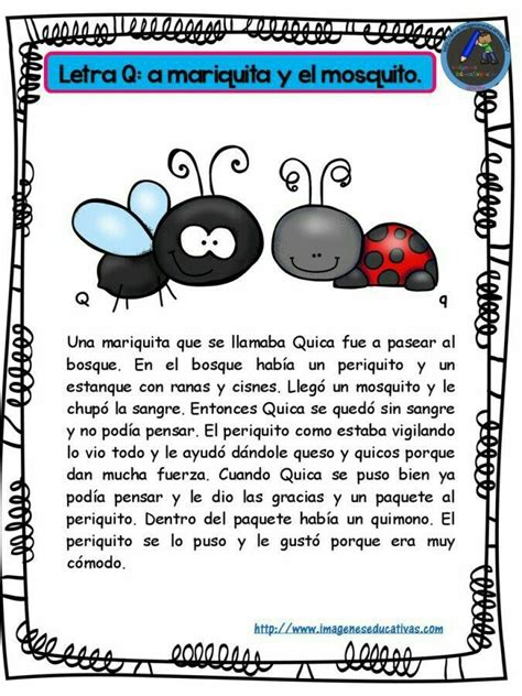 Pin De Jessica Camey En Insectos Lectura Cortas Para Niños Letras