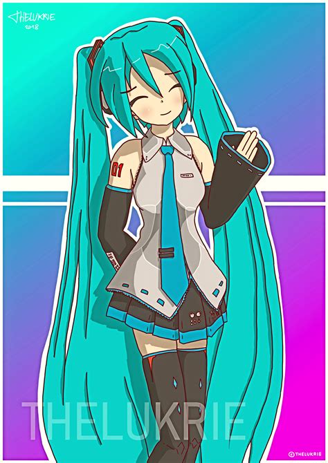 Artstation Hatsune Miku Vocaloid Fanart