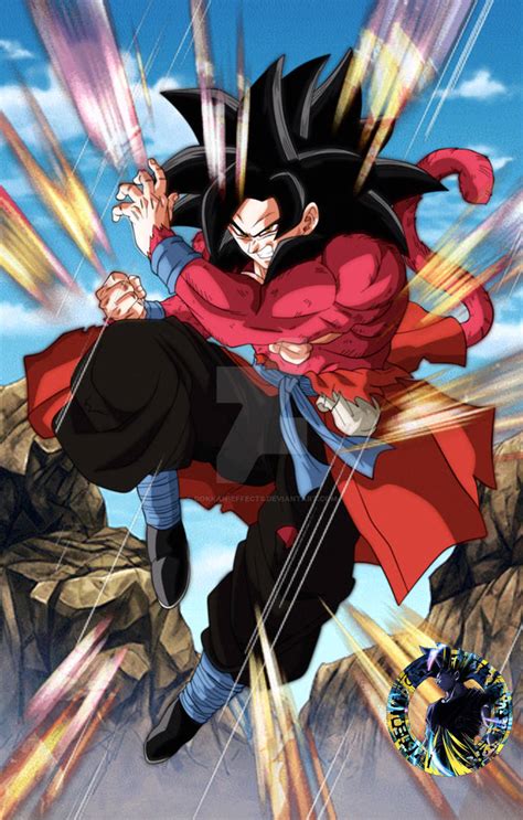 Goku Ssj4 Xeno By Dokkan Effects On Deviantart