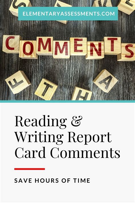 Teachers know the value of… 105 Report Card Comments for Literacy You'll Find Helpful in 2020 | Report card comments ...