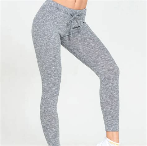 Sexy Tied Yoga Pants Women Solid Gym Sportswear Female Seamless Leggings High Waist Fitness