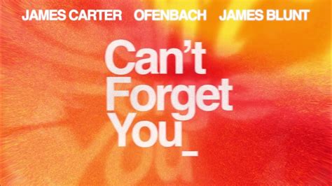 James Carter And Ofenbach Cant Forget You Feat James Blunt Official